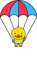 降落伞装饰动画